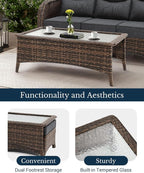 HILLGA Luxury High Back Patio Furniture Set - Image 7