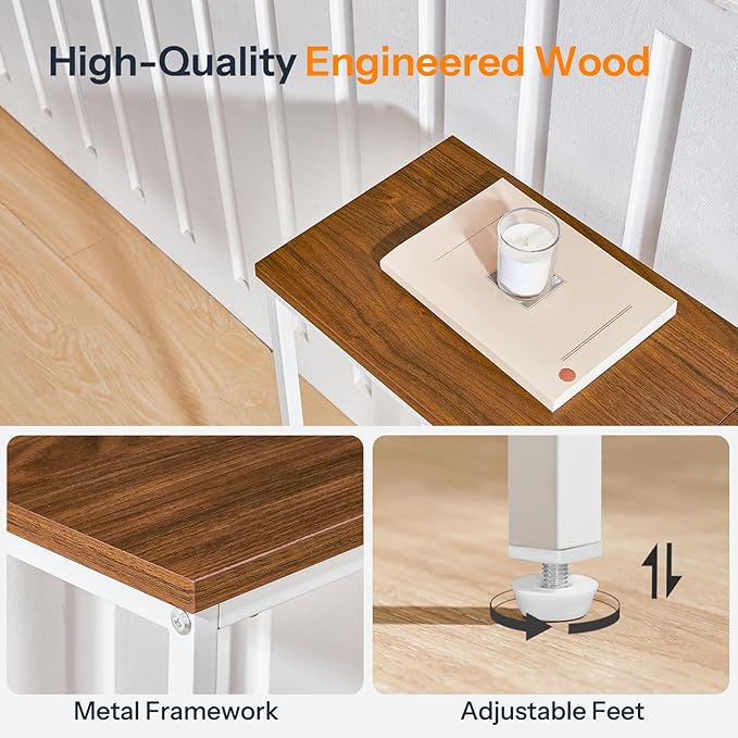 HOOBRO Narrow Console Table, 29.5" Small Entryway Table, Thin Sofa Table - Image 6