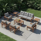 HDPE 7 Piece Patio Furniture Set, All-Weather Outdoor Couch Set by YourPerfectOutdoorEscape