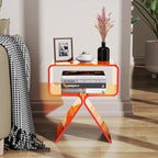 Acrylic Nightstand Side Table Modern Design Clear Home Decor Display End Table - Image 5