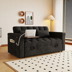 3 in 1 Convertible Sleeper Sofa, 65in Sleeper Couch - Image 3