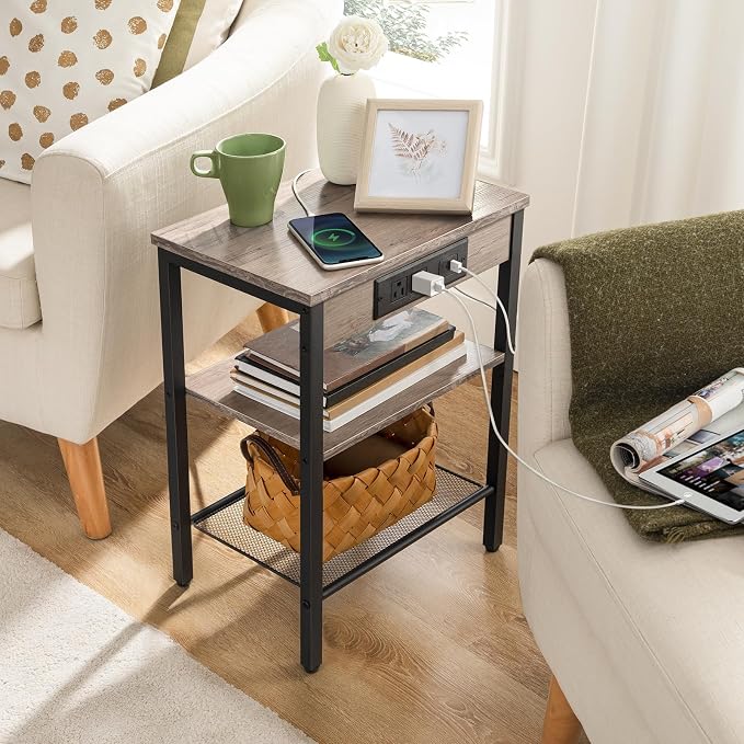 HOOBRO Side Tables Set of 2 - Image 9