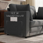 51" Loveseat Sofa Bed, Pull Out Love Seat - Image 6