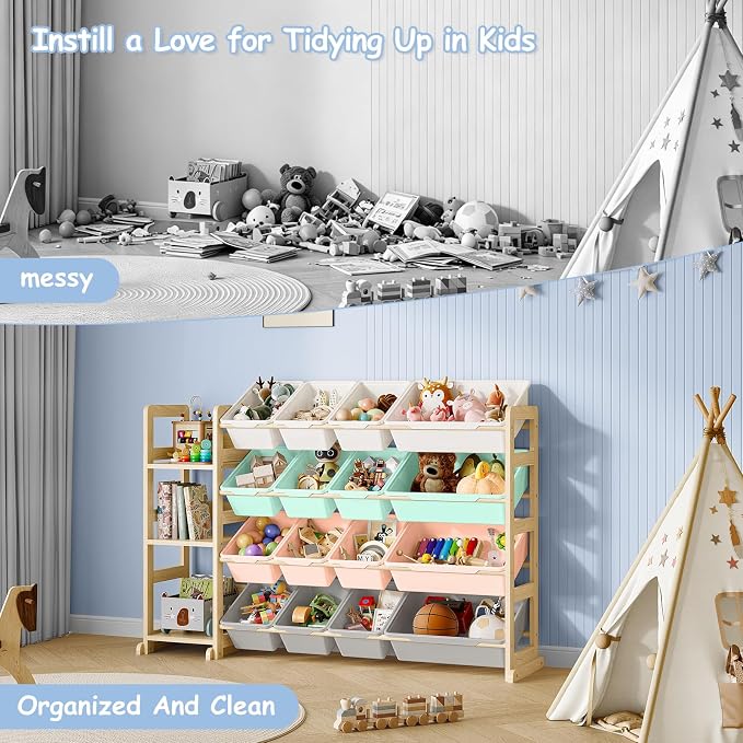 EXPERLAM Toy Storage Organizer, Toy Storage Shelf - Image 7