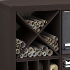 Furinno Cubicle Cube Insert, X-Shelf Cube Organizer, 3-Shelf Accessory - Image 4
