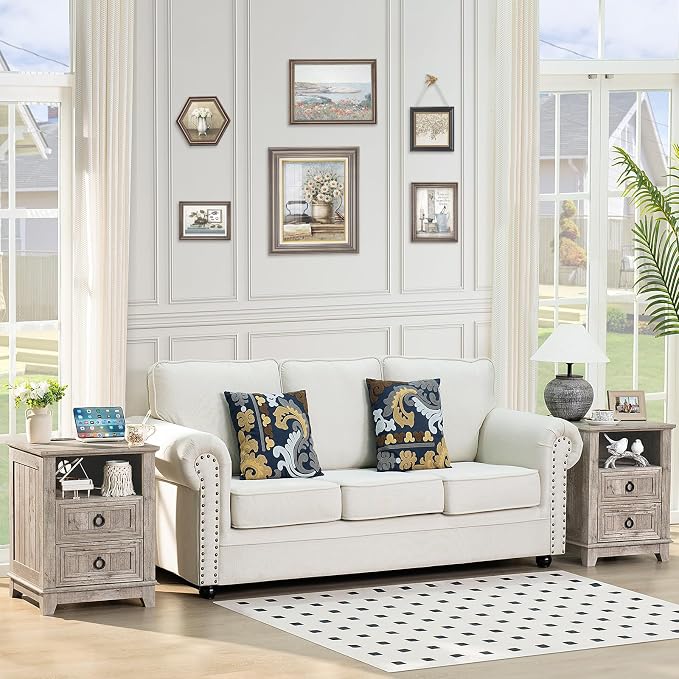 Joaxswe 18" Farmhouse Night Stand - Image 7