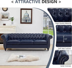 QHITTY 2 Piece Living Room Set, Sectional Chesterfield Sofa Contemporary - Image 4