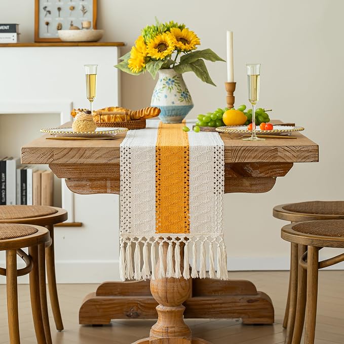 FEXIA Boho Table Runner for Summer Home Decor - Image 2