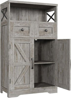 Befrases Set of 2 Farmhouse Storage Cabinet - Image 4