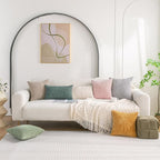 Set of 4 Sage Green Decorative Throw Pillow Covers 24x24 Inch Corduroy Pillow - Image 2