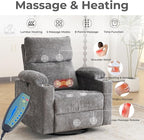 Rocking Chair Nursery with Adjustable Armrests, Electric Glider Recliner - Image 3