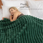 Exclusivo Mezcla Striped Twin Size Fleece Blanket - Image 2