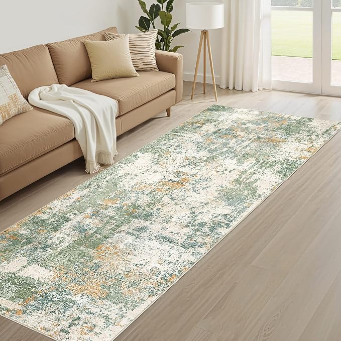 LOONGRUG Runner Rug 2x5 Machine Washable Non-Slip Kitchen Neutral Rug | Modern - Image 8