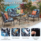 Waterproof Outdoor Cushion Covers, Stretch Patio Slipcovers | UV Resistant - Image 7