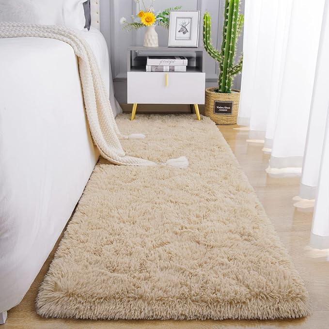 Chicrug Soft Runner Rug for Bedroom Living Room Plush Fluffy Rugs 2x8 | Shag by ChicrugHomeDecor