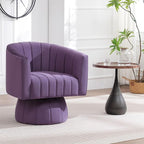 Swivel Accent Barrel Chair Set of 2, Cute Comfy Small Round 360° Arm Chair - Image 9