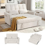 54'' Sleeper Sofa Bed, Convertible Pull Out Couch Futon by tiramisubest