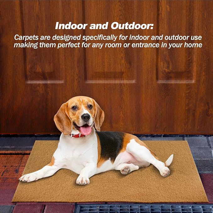 3 Pack Blank Door Mats, 30x17 Inch Artificial Coir Doormats Outdoor - Image 7