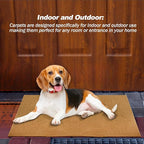3 Pack Blank Door Mats, 30x17 Inch Artificial Coir Doormats Outdoor - Image 7