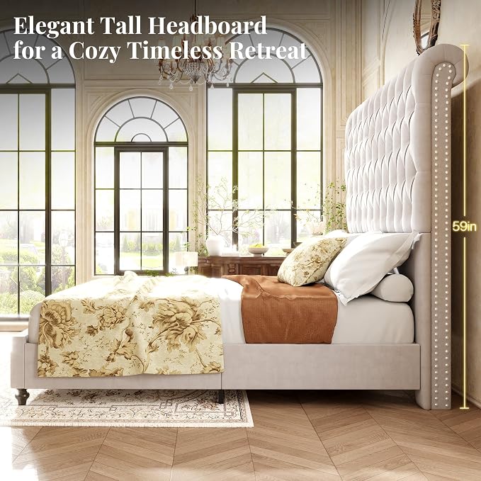 Jocisland Queen Size Bed Frame - Image 4