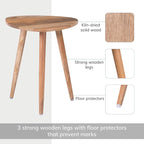 MH London Bond Wooden Triangle End Table - Image 5