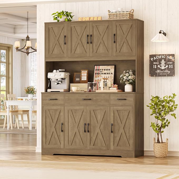 HOSTACK 71" Tall Pantry Cabinet - Image 2