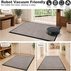 Super Absorbent Front Door Mat, Non-Slip Washable Indoor Doormats, Low Profile - Image 4