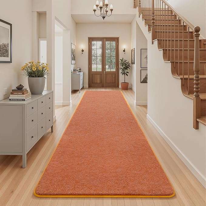 3x8 Runner Rug for Hallway, Long Runner Rugs Non Slip, Non Slip Backing Runners by AROGANAREARUG