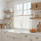 MYSKY HOME Small Window Natural Curtains - Image 2