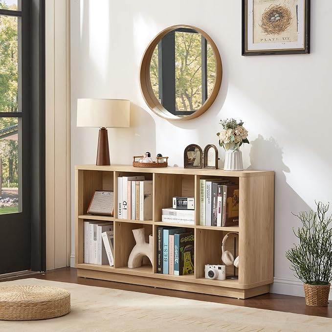 Joaxswe 8 Cube Storage Book Shelf, Floor Standing Wooden Cubby Bookcase - Image 8
