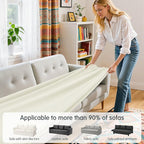 Hokway Stretch Couch Cushion Replacement Slipcovers Reversible Cushion - Image 4