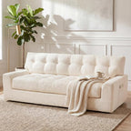 MONVANE 75.6" Convertible 3 Seater Sofa, 2-in-1 Boneless Sleeper Sofa Bed - Image 2