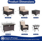 10 Pieces Patio Furniture Set - Image 2