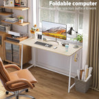 WOHOMO Folding Desk, Small Foldable Desk 47.2" - Image 4