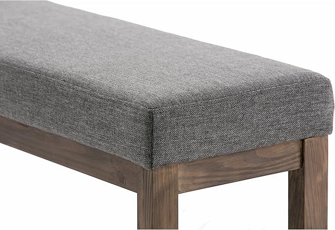 SIMPLIHOME Milltown Large Ottoman Bench - Image 6