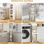 3-Tier Tall Narrow Storage Cabinet, Slim Bathroom Storage Cabinet - Image 5