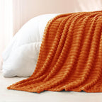 Exclusivo Mezcla Striped California King Size Fleece Blanket - Image 5
