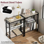 Narrow Side Table for Small Space, 3-Tier End Table - Image 5