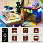 WOOVIVS Nightstand Set of 2 - Image 5