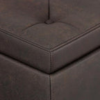 SIMPLIHOME Hamilton Storage Ottoman - Image 8