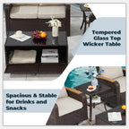 5 Pieces Outdoor Furniture Set - Image 4