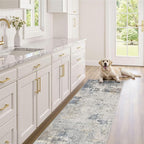 UERMEI 2x6 Washable Runner Rug for Hallway, Non Slip Low Pile Kitchen Carpet - Image 6
