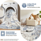 UERMEI 9x12 Area Rug Living Room Rugs - Image 7
