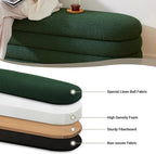 Busaurus Storage Ottoman Bench 49.2 Inch Upholstered Fabric Storage Bench - Image 4