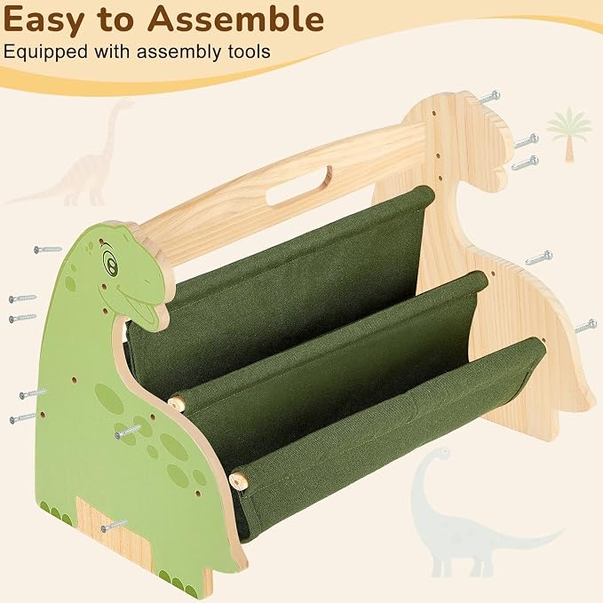 Toddler Bookshelf Double-Sided - Image 7