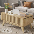 Lift Top Coffee Table with Hidden Compartment, Mid Century Modern Coffee Table - Image 3