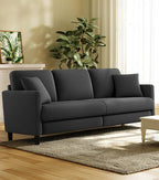Welzona 83" Couches for Living Room, Teddy Sofa Couch, Comfy Sofas for Living - Image 8