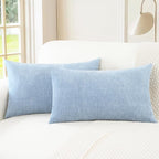 CaliTime Decorative Couch Throw Pillow Covers 26 X 16 Inches Baby Blue | Pack by CaliTime
