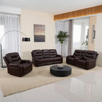 Leather Power Recliner Sofa Set - Image 3