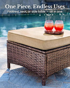 HILLGA 8-Piece Luxury Patio Furniture Set - Image 9
